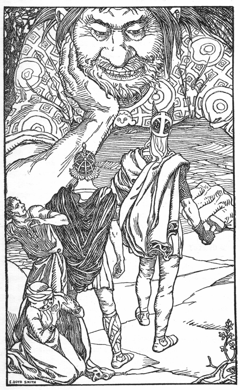 ענק (Skrymir, E. Boyd Smith)
